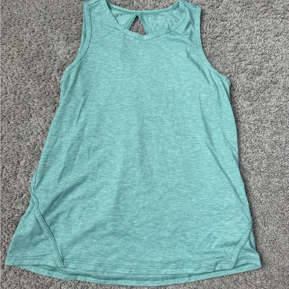 Athleta girl teal/green tank top